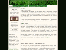 Tablet Screenshot of forestquilting.com